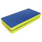 Мат ONLYTOP, 100х100х8 см, 1 сложение, цвет синий/жёлтый - Фото 4