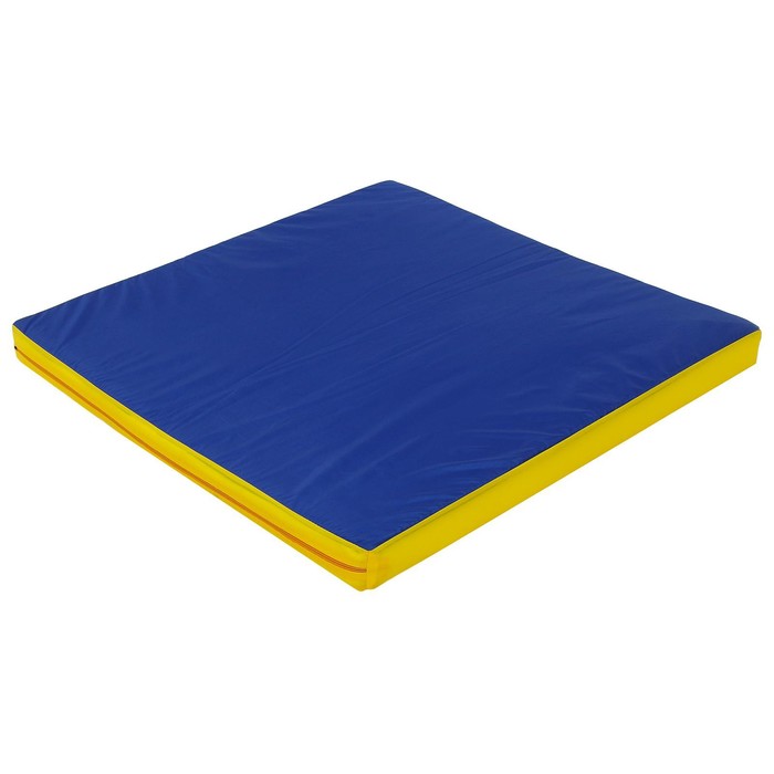 Мат ONLYTOP, 100х100х8 см, цвет синий/красный/жёлтый - фото 1909879034