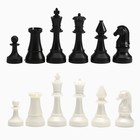 Шахматные фигуры турнирные, пластик, король h-10.5 см, пешка h-5 см - фото 4252938