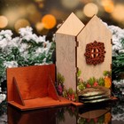 Чайный домик "Ёлочные украшения", 8,5х9х18см - фото 24594540