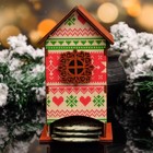 Чайный домик "Новогодний узор", 8,5х9х18см - Фото 2