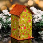 Чайный домик "Новогодние подарки", 8,5х9х18см - фото 9846840