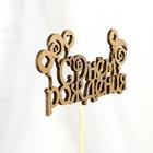 Топпер для торта «С Днём Рождения», МИКС - Фото 14