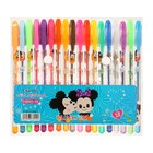 Набор гелевых ручек Calligrata, 18 цветов, металлик, узел 0.7 мм, корпус с рисунком, в блистере на кнопке - Фото 9