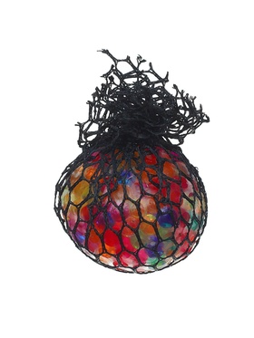 Антистресс игрушка «Цветик», мялка с гидрогелем, в чёрной сетке