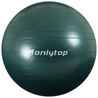 Фитбол ONLYTOP, d=65 см, 900 г, антивзрыв, зелёный, МИКС - Фото 5