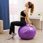 Фитбол ONLYTOP, d=75 см, 1000 г, антивзрыв, цвет фиолетовый - Фото 5