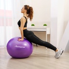 Фитбол ONLYTOP, d=75 см, 1000 г, антивзрыв, цвет фиолетовый - Фото 7