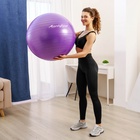Фитбол ONLYTOP, d=75 см, 1000 г, антивзрыв, цвет фиолетовый - Фото 9