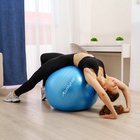 Фитбол ONLYTOP, d=75 см, 1000 г, антивзрыв, цвет голубой - Фото 6