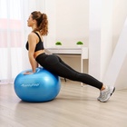 Фитбол ONLYTOP, d=75 см, 1000 г, антивзрыв, цвет голубой - Фото 7