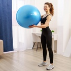 Фитбол ONLYTOP, d=75 см, 1000 г, антивзрыв, цвет голубой - Фото 9