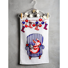 Комплект полотенец для кухни Spany 35x61 2шт, рогожка, хл.100%, Хрюнь в кресле - Фото 1