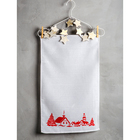 Комплект полотенец для кухни Spany 35x61 2шт, рогожка, хл.100%, Хрюнь в кресле - Фото 2