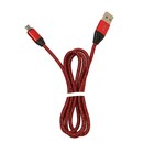 Кабель LuazON, microUSB - USB, 1 А, 1 м, оплётка нейлон, МИКС - Фото 3