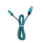Кабель LuazON, microUSB - USB, 1 А, 1 м, оплётка нейлон, МИКС - Фото 4