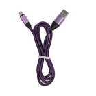 Кабель LuazON, microUSB - USB, 1 А, 1 м, оплётка нейлон, МИКС - Фото 5