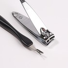 Набор для педикюра, 5 предметов, на блистере, цвет чёрный - Фото 7