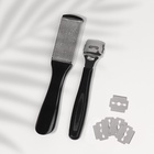 Набор для педикюра, 3 предмета, на блистере, чёрный - Фото 2