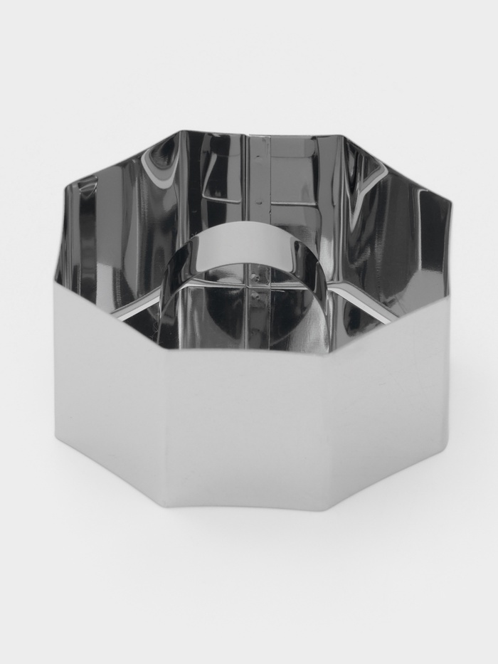 Форма для выкладки Доляна «Восьмиугольник», 7.5×4 см, с прессом, толщина 2 мм, нержавеющая сталь - Фото 1