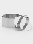 Форма для выкладки Доляна «Восьмиугольник», 7.5×4 см, с прессом, толщина 2 мм, нержавеющая сталь - Фото 4