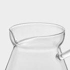 Турка Magistro «Искра», 380 мл, 19×9×9.5, стекло, прозрачная - Фото 5