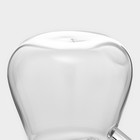 Турка Magistro «Искра», 380 мл, 19×9×9.5, стекло, прозрачная - Фото 7