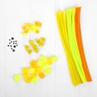 Набор для творчества из проволоки с ворсом, помпонов, глаз №9, МИКС - Фото 2