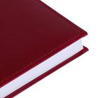 Ежедневник датированный 2021 г, А5, 168 листов "Небраска", перфорация углов, бордовый - Фото 3
