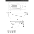 Ванна стальная BLB Universal Anatomica 170х75 см, с отверстием для ручек 208 мм - Фото 5