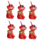 Свеча "Змея маленькая оранжевая", цена за штуку - Фото 1