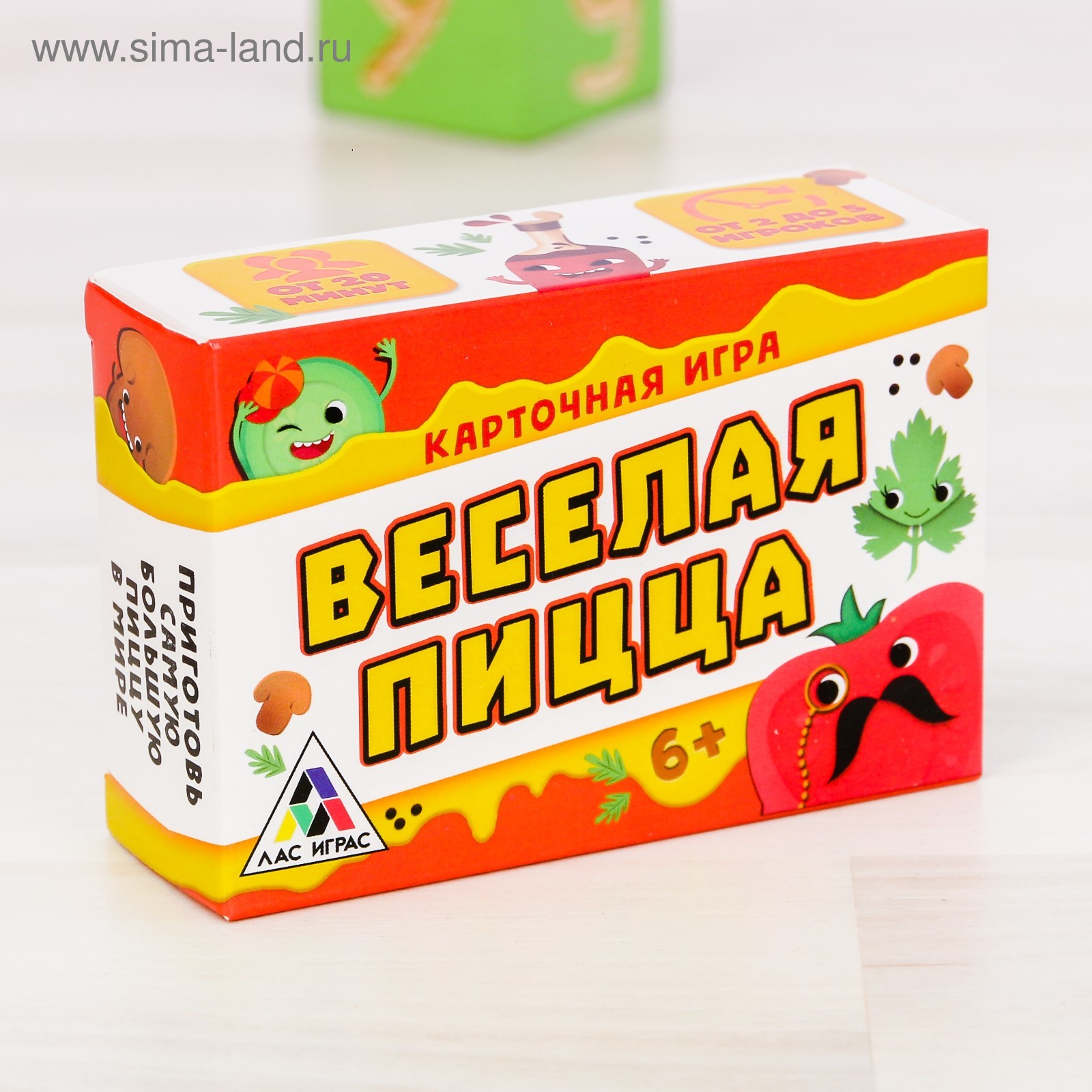 Настольная карточная игра «Веселая пицца» (3546255) - Купить по цене от  66.00 руб. | Интернет магазин SIMA-LAND.RU