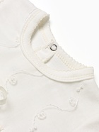 Набор: платье с длинным рукавом и повязка Крошка Я,1-3мес (50-62 см),100% хлопок - Фото 2