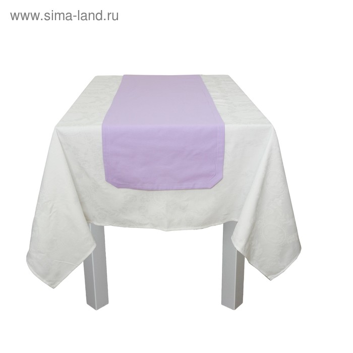 Дорожка на стол «Лаванда» размер 40 × 140 см, сиреневый - Фото 1