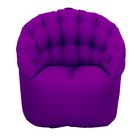 Кресло-пуф, размер 91х85х91 см, фиолетовый - Фото 1