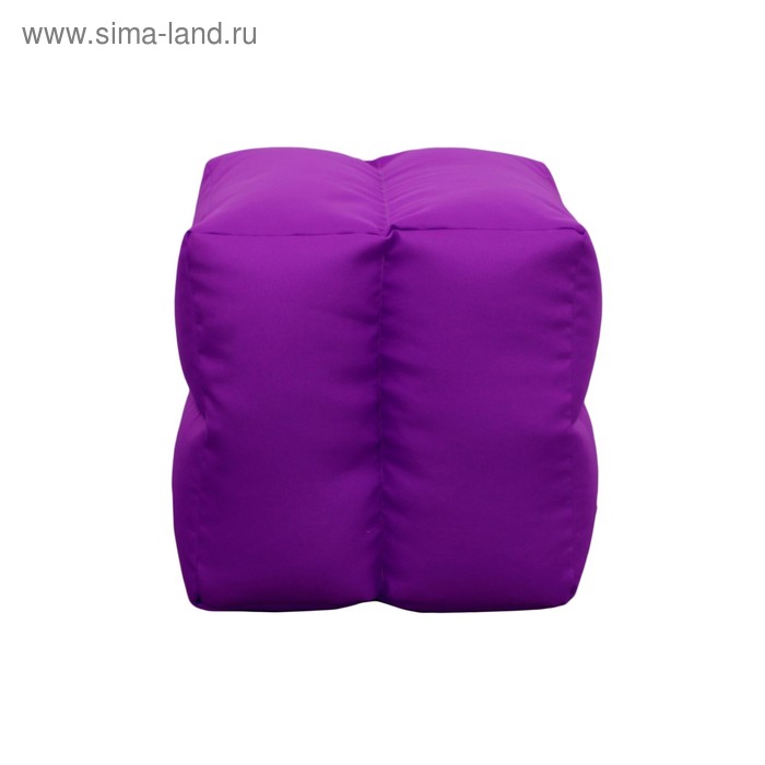 Пуф-аэрокуб, размер 35х35х35 см, фиолетовый - Фото 1