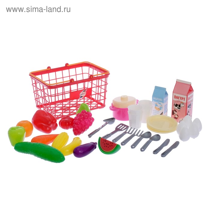 Набор продуктов в корзине «Пикник», МИКС - Фото 1