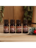 Новогодний набор эфирных масел «С новым годом! С легким паром!», кедр, сосна, можжевельник, пихта, 4 шт. по 10 мл - Фото 3