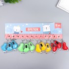 Фонарик брелок для ключей на кольце «Ножка», МИКС - Фото 6