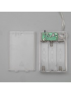Гирлянда «Нить» 4 м, IP20, прозрачная нить, 40 LED, 2 режима, батарейки AAх3 (нет в комплекте), свечение аквамарин 3584015 - фото 319929212