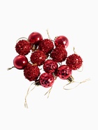 Ёлочные игрушки «Аррива», шары новогодние, d=2.5 см, набор 12 шт., красный - Фото 9