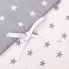 Борт в кроватку "Подушечки", из 4-х частей, чехлы съемные, цвет серый, бязь хл100% - Фото 4