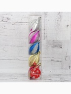 Ёлочные игрушки набор 5 шт. «Разноцветные сосульки», 4×8 см, МИКС - Фото 4