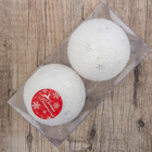 Ёлочные игрушки «Снежный блеск», шары новогодние, d=9 см, набор 2 шт., белый - Фото 2