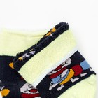Носки детские махровые, цвет синий, размер 14-16 - Фото 4