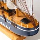 Корабль сувенирный большой «Орфей», борта синие, паруса белые, 11×80×71 см - Фото 15