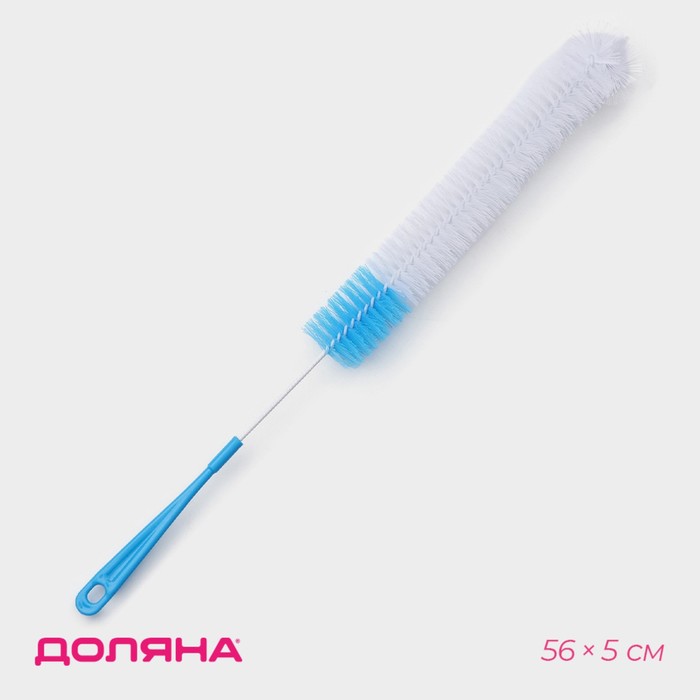 Ёршик для посуды Доляна, 56×5 см, МИКС - Фото 1