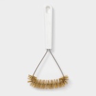 Щётка для чистки посуды и решёток-гриль Доляна, 23.5×11 см, с металлической щетиной - Фото 3