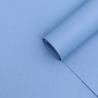 Бумага для декора и флористики, крафт, синяя, однотонная, двусторонняя, рулон 1 шт., 0,68 х 10±5% м - Фото 1