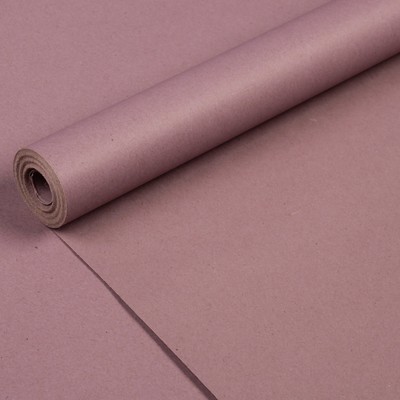 Бумага упаковочная крафт "Лавандовая", 0,7 х 10 м, 70 г/м² /м2